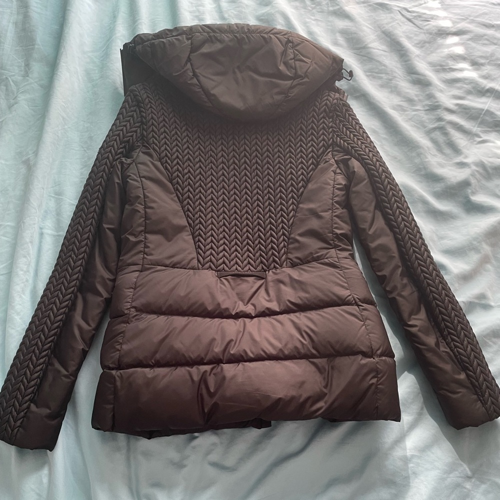 Black Down Puffer Postcard Jacket - image 6